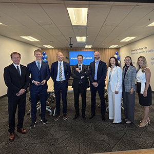 Group shot of team at Pharmacosmos announcement